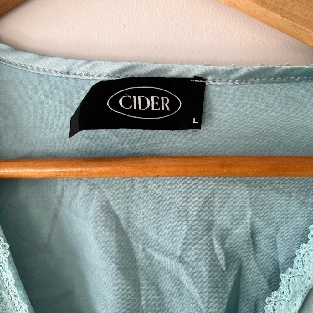 Cider Green and Blue Maxi Dress Size L - Picture 6 of 8